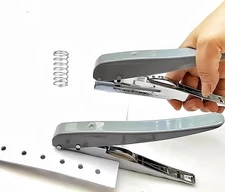 1 Pack 1/4 inch (6mm) Single Hole Punch Heavy Duty (6 mm), grey 