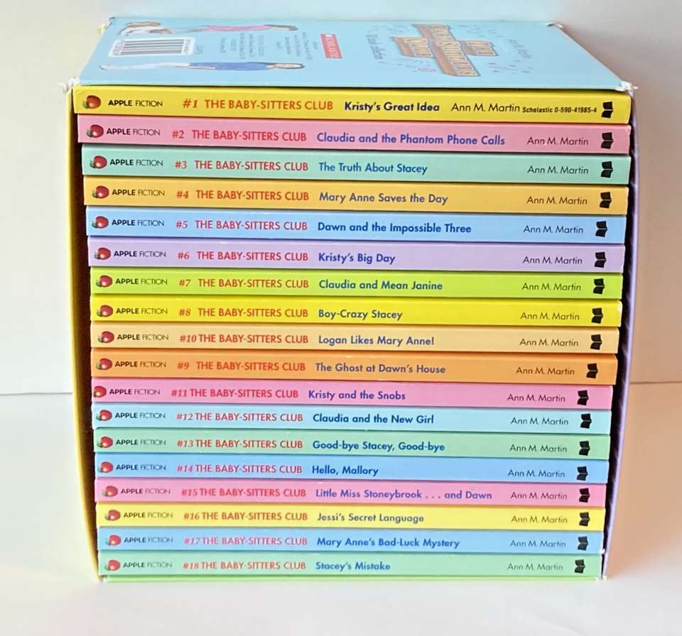 The BabySitters Club 18 Book Set by Ann Martin Lot of Books 1-18 LIKE ...
