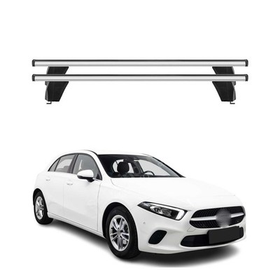 Fix Point Roof Racks for Mercedes A Class W177 Hatchback 2019-2022 Alu Gray
