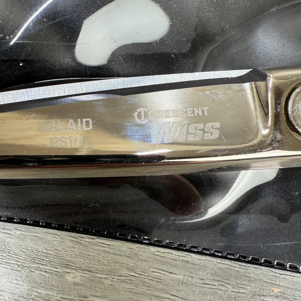 Crescent Wiss RS1N Rug Shears 8” Offset Handle Italy Nickel-Plated Steel Discont - Image 3 of 4
