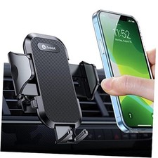 2026 Upgraded Car Phone Holder Mount for Vent, Military Sturdy Metal Black