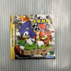 Sonic R  Sega Saturn SS Sega GS-9170 1997 w/ Case Manual  Tested Used