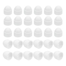 30pcs nut protection caps M8x13x15mm for white plastic