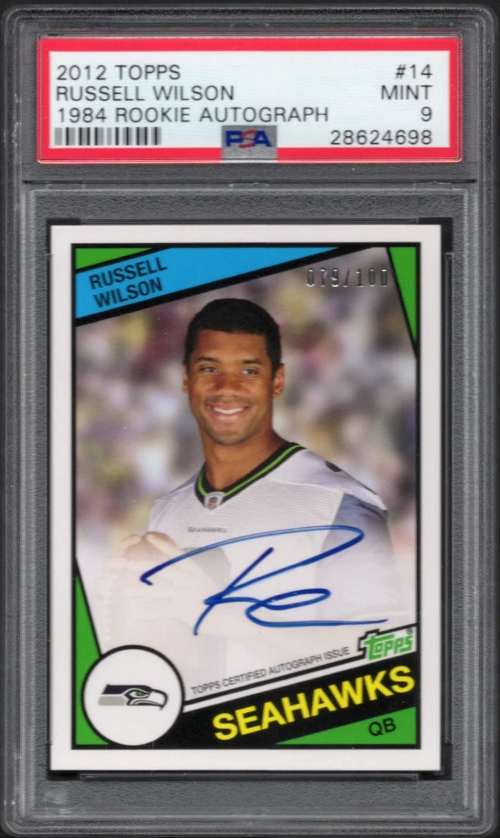 Russell Wilson Autograph Football Trading Cards for sale | eBay