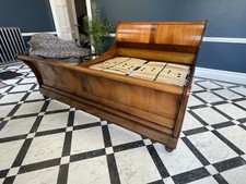 SUPER KING SIZE AND SO TO BED FRENCH CHERRY SLEIGH BED
