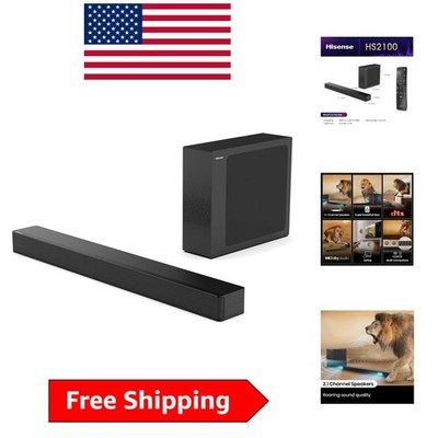 HS2100 240W Wireless Sound Bar with DTS Virtual X & Dolby Audio for Home Theater