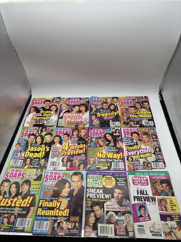 ABC Soaps In Depth Lot 2004, 2009, 2010 Plus Lot Of 2 Soap Opera Digest 