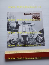 Innocenti Lambretta 200 X Special 1966 depliant italiano originale