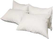 Premium Queen Pillowcases 4 Pack - White Standard - Ultra Soft 1800 Thread Count