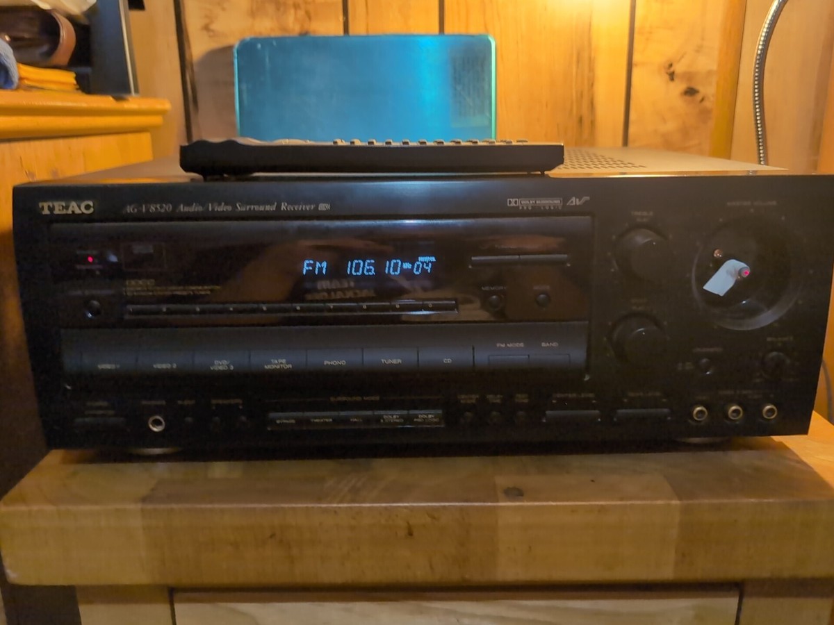 TEAC AG-V8520 Audio/Video Surround Receiver, Tested Bundled Remote