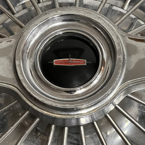 1964 1965 Oldsmobile Cutlass F85 15” Hubcap Two Bar Spinner OEM #A57 - Picture 3 of 9