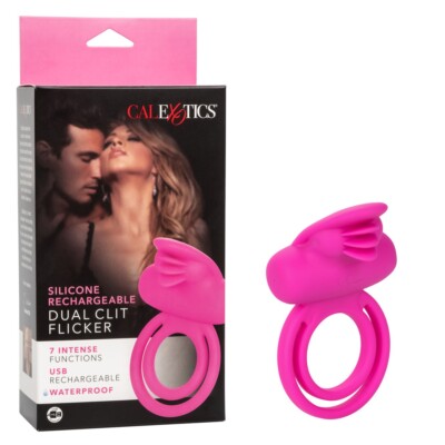 Silicone Rechargeable Triple Clit Flicker