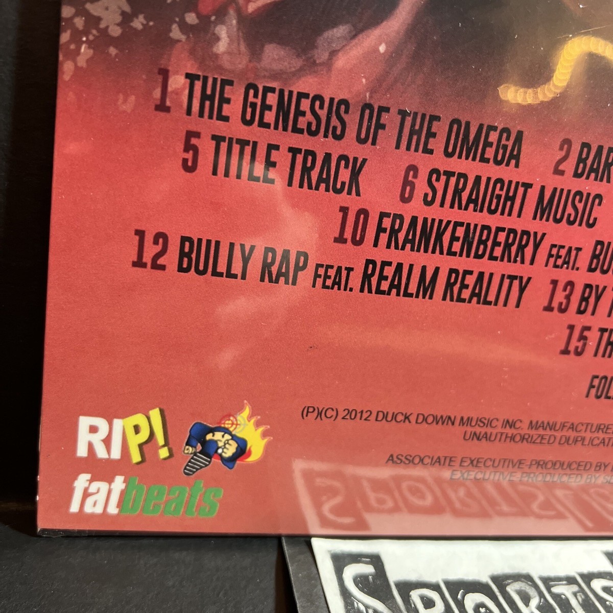 Sean Price Mic Tyson Red Black Splatter Colored Vinyl Record Fat