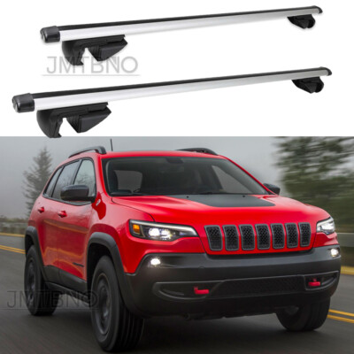 53'' Top Roof Rack Bar Cross Luggage Carrier Lock For Jeep Grand Cherokee 11-22