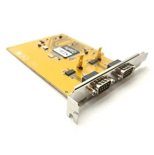 SIIG CyberPro PCI 2S Dual Serial Communication Card, PCI Slot, 2x RS-232, 5/12V