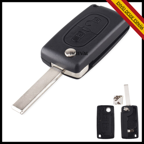 LLAVE PARA PEUGEOT 207 307 308 407 807 2 BOTONES CE0536 HU83 | eBay