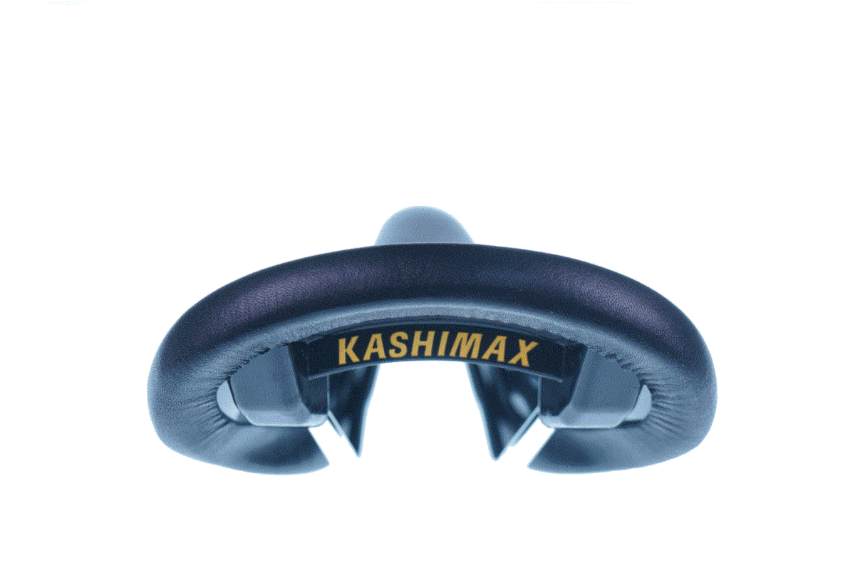 KASHIMAX / KASHIMA AERO BLACK SADDLE PADDED MASH FIXED OLD-SCHOOL