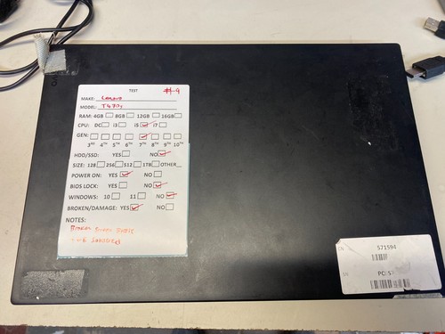 Lenovo T470S, I5-7200u 2.50ghz FOR PARTS (OFFERS WELCOME) - Picture 14 of 15
