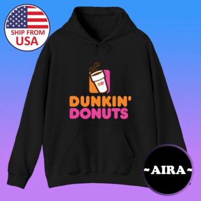 Dunkin Donuts Cup Men's Black Size S to 3XL