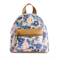 Disney Lilo and Stitch Hawaiian Floral Mini Backpack