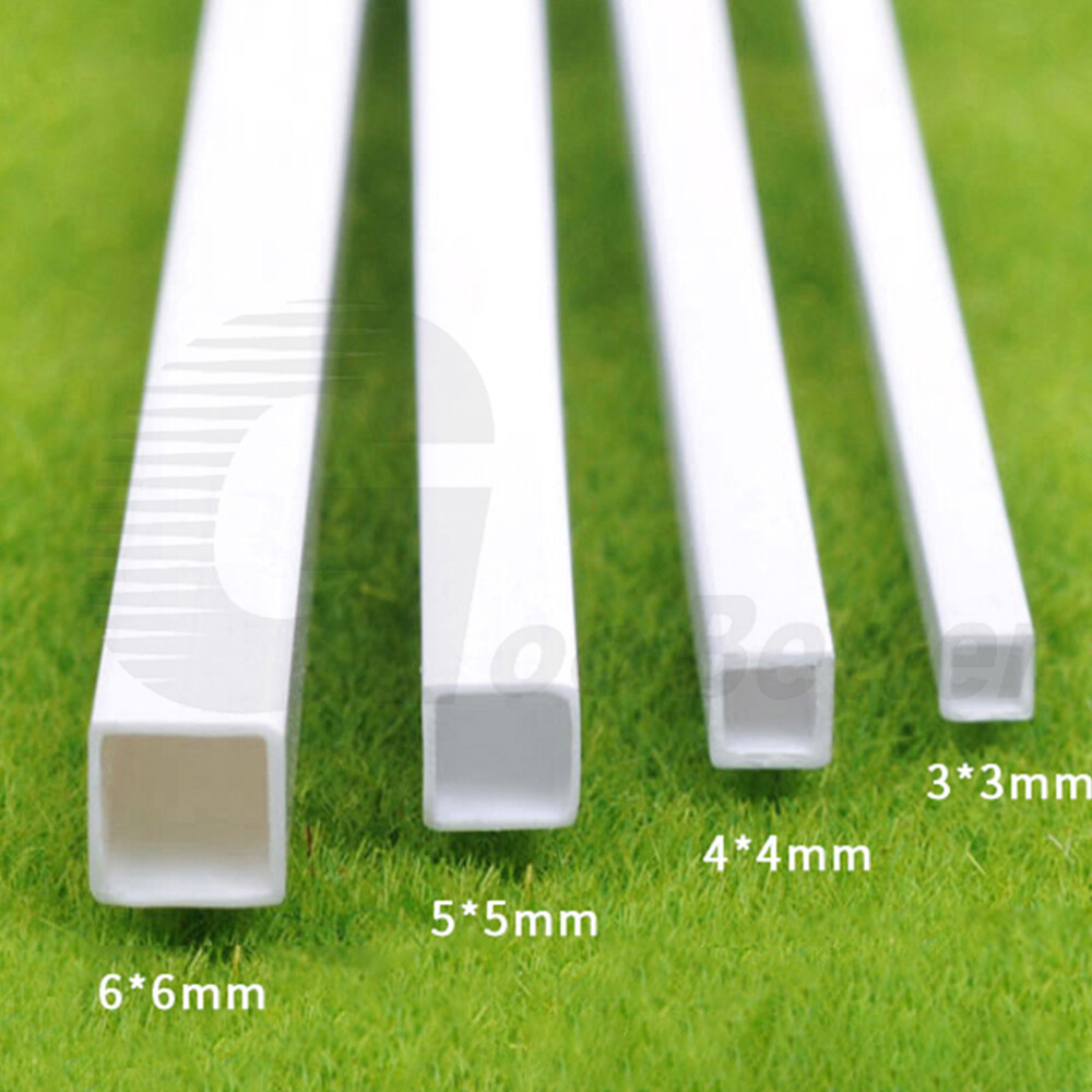 White Opaque Acrylic Square Rod | Canal Plastics Center