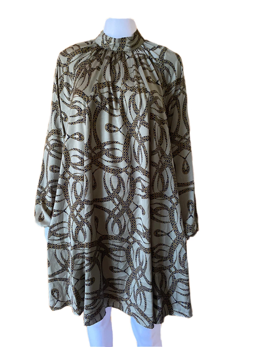 H&m chain print best sale dress