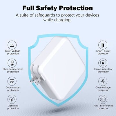 For Macbook Air Pro Power Adapter Magnetic Charger A1466 A1398