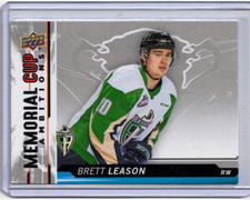 BRETT LEASON 18/19 Upper Deck CHL Rookie Memorial Cup Ambitions CA-8 Capitals 🔥