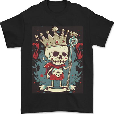 Tissu 100% Coton Largeur 58" - Imprimé Crânes Et Roses Bleu-vert - Impression Numérique