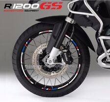 For BMW R1200GS /ADVENTURE RIM STRIPES WHEEL DECALS TAPE STICKERS STEREO PASTERS