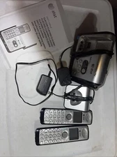 AT&T CL82214 DECT 6.0 Cordless Phone With 2 Handsets Answering System