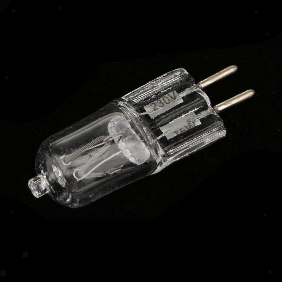 10x Halogen Bulb G5.3 230V 75W Lamp Dimmable GU5.3 Pen Base Lamp Warm White - Image 4 of 4