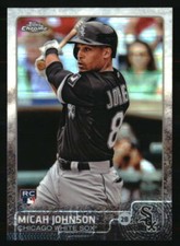 Micah Johnson 2015 Topps Chrome #153  Baseball Card