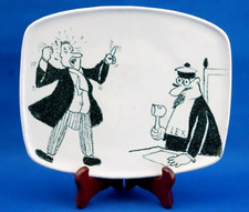 La Quercia LIBRALESSO pupil TOSIN satirical dish Court Judge Lawyer Italy 1900