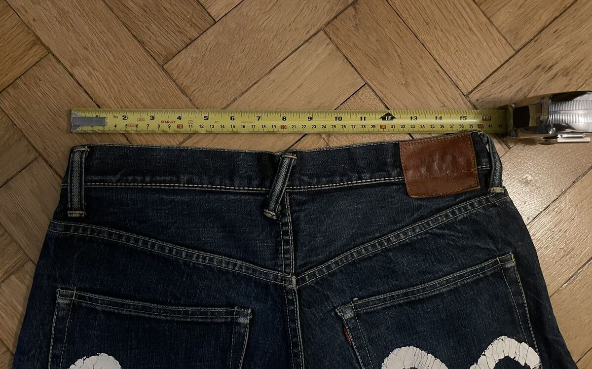 EVIS EVISU LOT No2 Vintage JEANS Red Tab SELVEDGE Rare Early EVIS EVISU LOT No2 Vintage JEANS Red Tab SELVEDGE Rare Early