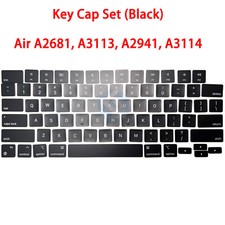 NEW One Set Replacement Black Keyboard Key Cap for Macbook Air 15" A3114 2024 M3