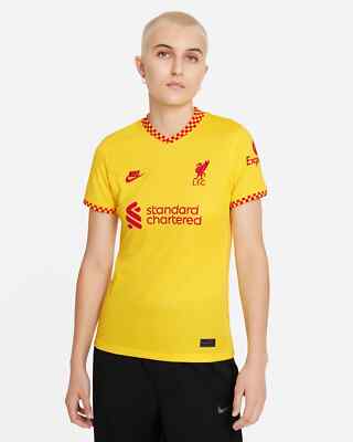 NWT$90 Nike Women's Liverpool FC 2021/22 Stadium Third Yellow