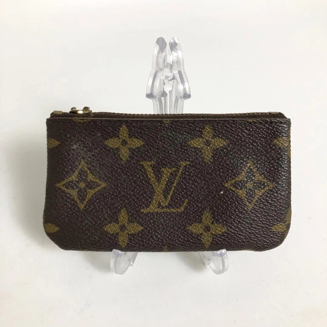 LOUIS VUITTON Pochette Key Cles Monogram Canvas Coin Case-US