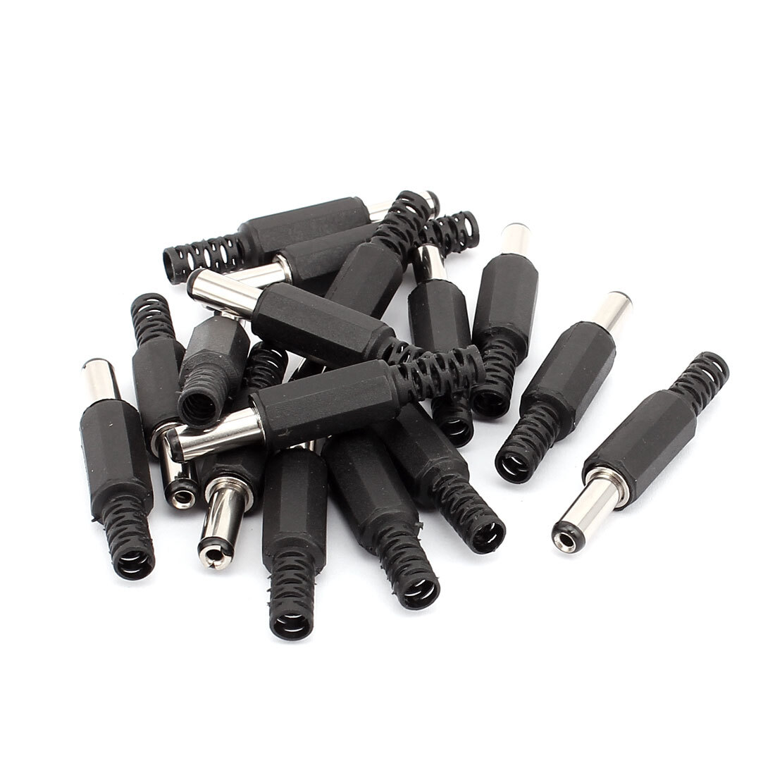 16PCS 5.5mm x 2.1mm Solder DC Power Jack Male Connector Adapter