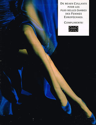 ADVERTISEMENT ADVERTISING 074 1989 KUNERT stockings & tights