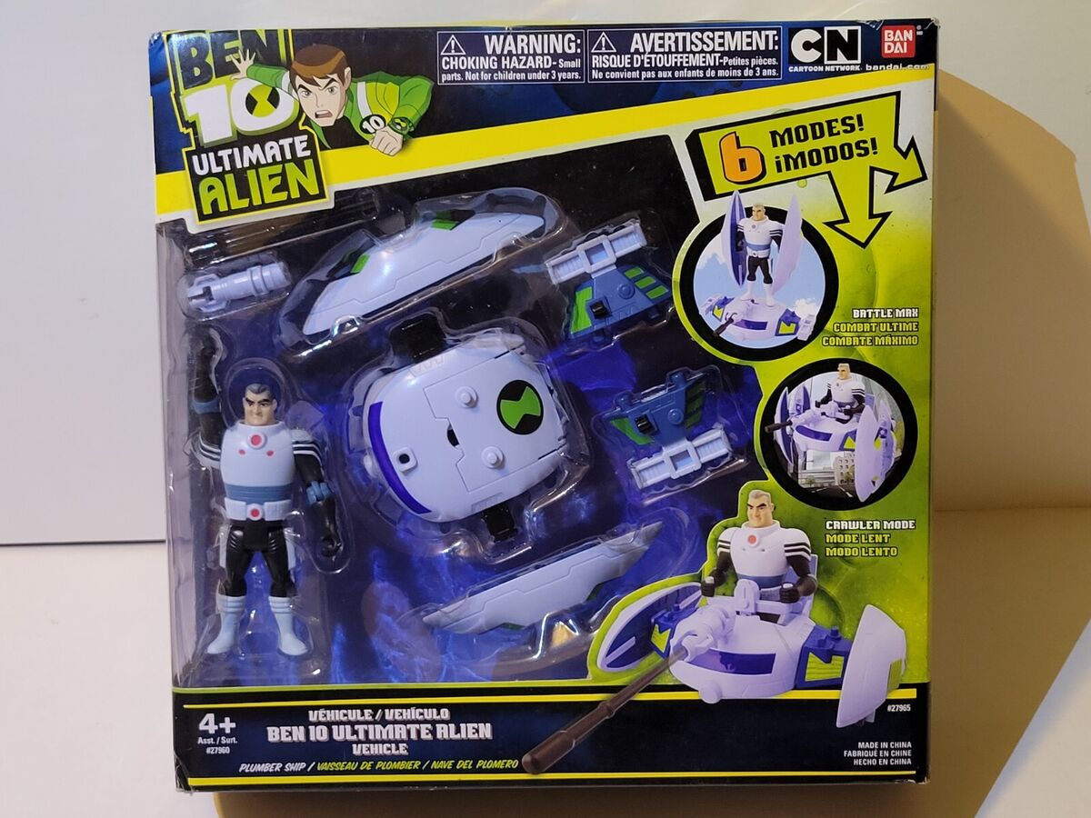 BEN 10 ULTIMATE ALIEN Grandpa Max with Plumber Space Ship BEN 10 ULTIMATE ALIEN Grandpa Max with Plumber Space Ship