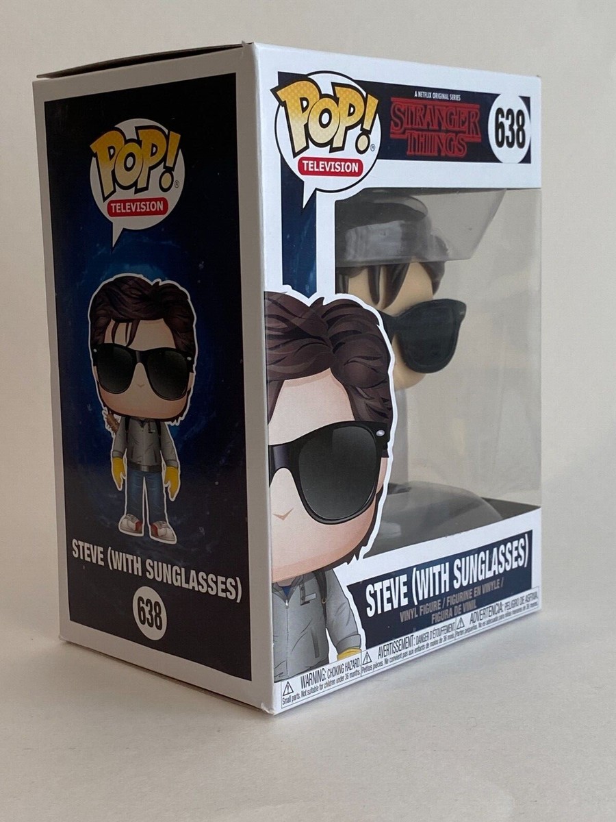 Funko Pop Stranger Things Steve (with sunglasses) #638 - Rare | eBay