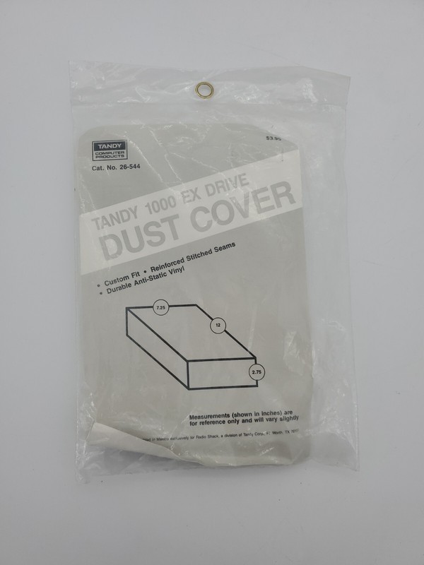 Vintage Tandy computer 1000 Ex Drive Dust Cover New Sealed 26-544