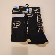 For Bare Feet Moisture Wicking Purdue Boilermaker Crew Socks Unisex