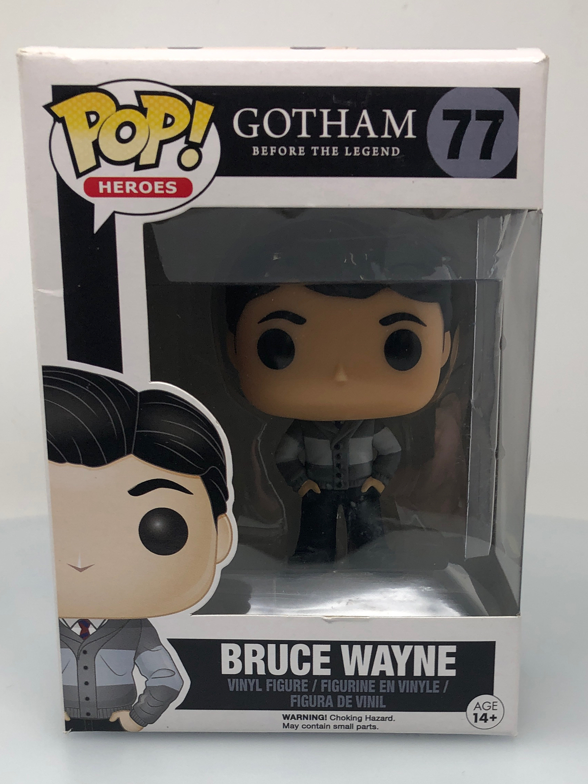 Funko Pop! Television Dc Gotham Bruce Wayne #77 Vinyl Figure Damaged Box