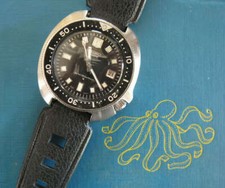 Vintage dive watch 19mm band diver strap 1960s/70s NOS polished buckle 100 sold