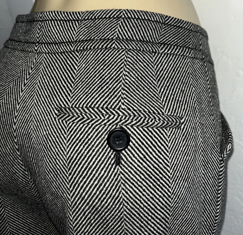 Pantalones Pantalones CHRISTIAN DIOR BOUTIQUE JOHN GALLIANO Lana Espiga Pierna Ancha Foto 2 de 4