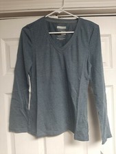 ADIDAS WOMENS  AEROKNIT LS TEE SHIRT   SIZE  MED