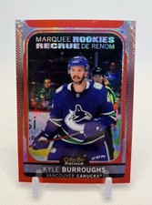 2021-22 Upper Deck O-Pee-Chee Platinum - Kyle Burroughs Red Prism No. 195/199.
