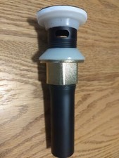 New Bathroom Sink Drain Sink Drain Stopper Brushed Free Ship